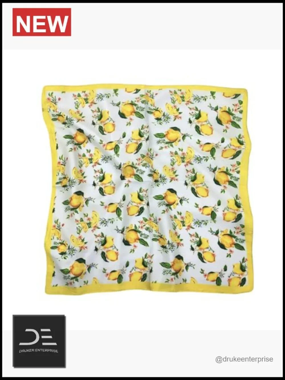 Square Silk Feeling Scarf Lightweight Satin Headscarf Neck Scarf Fashion